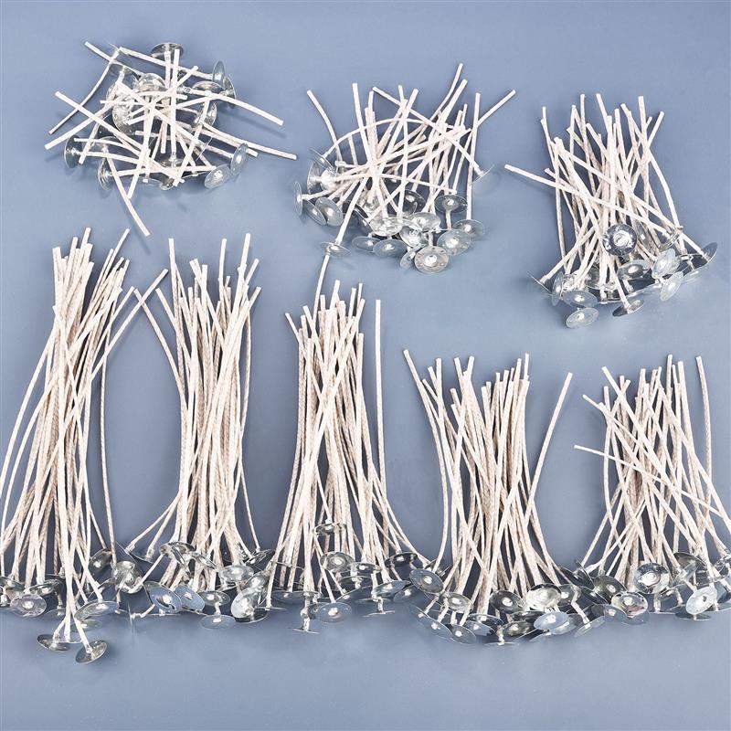 Candle Making Accessories - 30pcs Candle Wicks Low Smoke Pre-Waxed