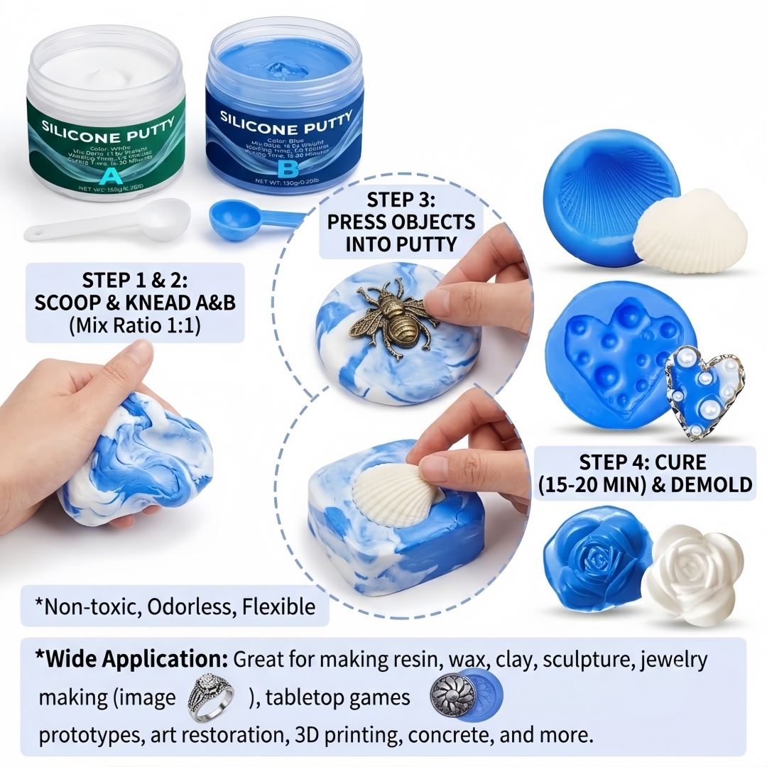 Silicone Putty Mold Making Sup - Candle Making Accessories ulasan dan harga