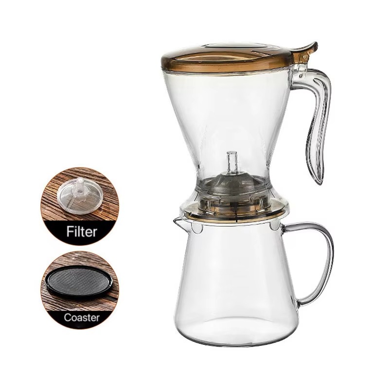 Custom Logo 600ml Pour in Plas - Pour Pot Aluminum ulasan dan harga