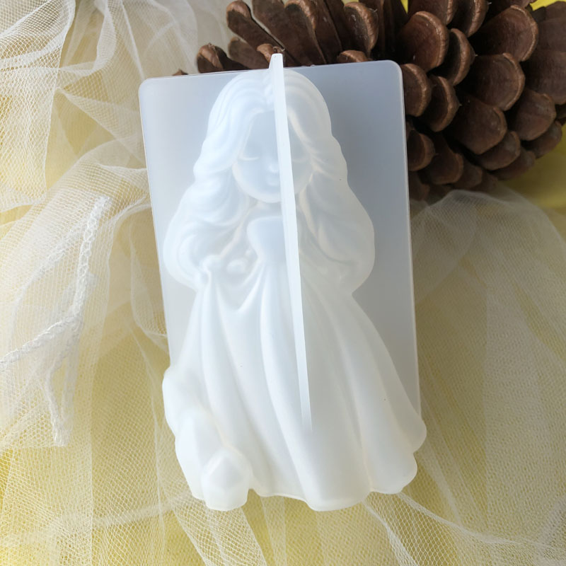 3D Cute Princess Silicone Cand - Candle Making Accessories ulasan dan harga