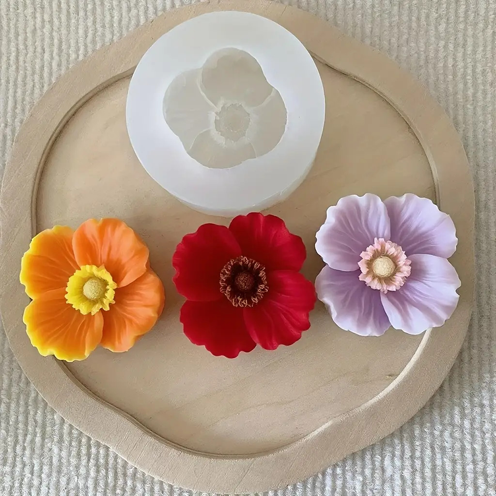 Flower Silicone Candle Mold, C - Candle Making Vessels ulasan dan harga