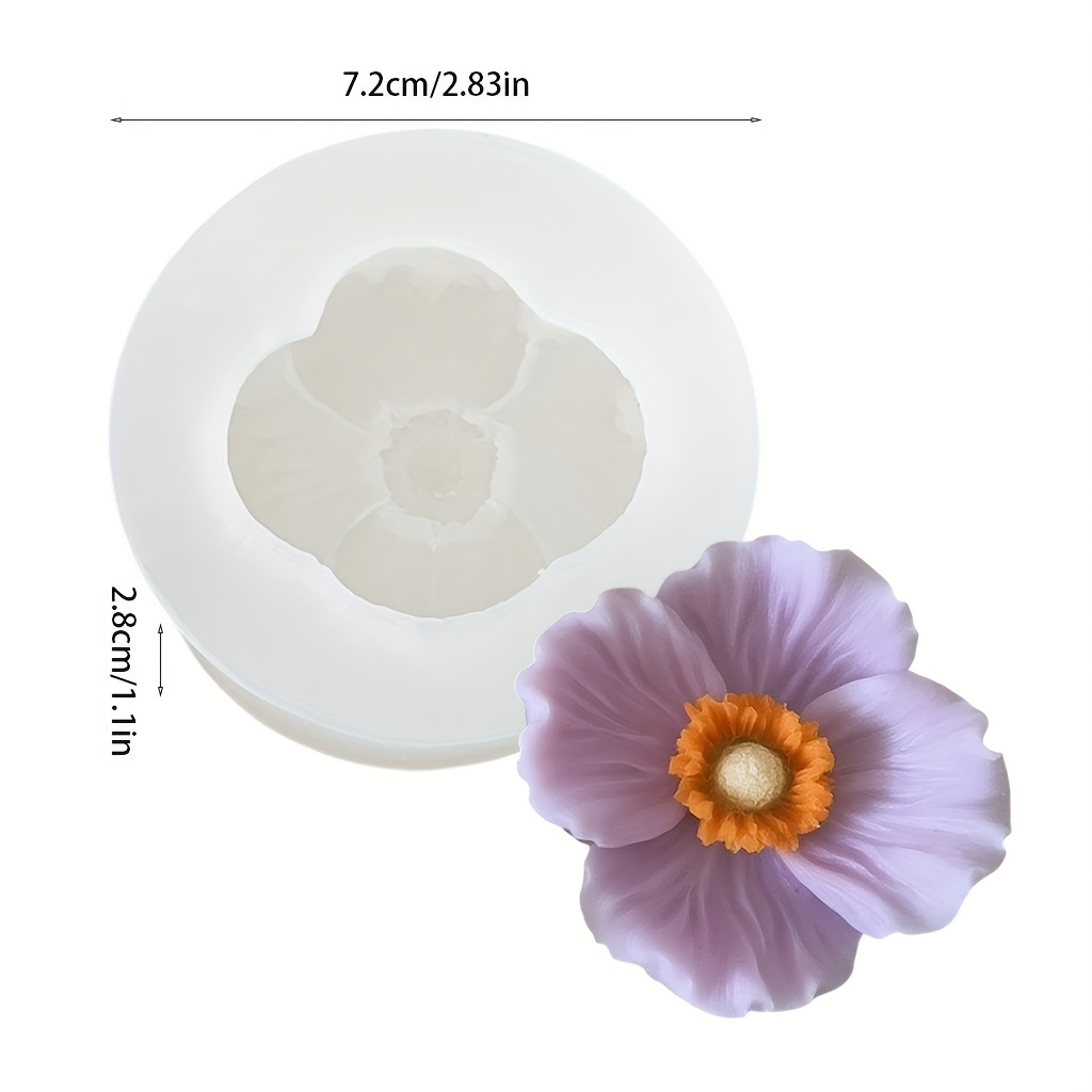 Flower Silicone Candle Mold, C - Candle Making Vessels ulasan dan harga