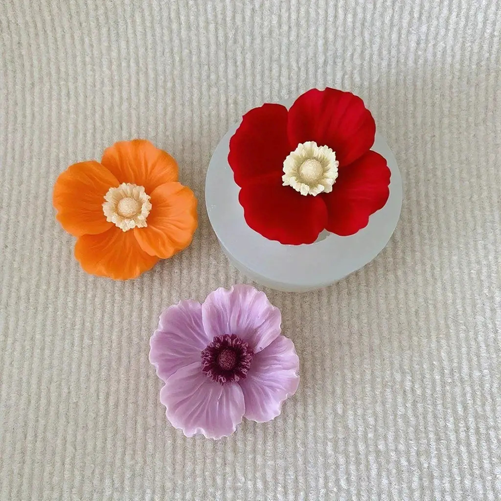 Flower Silicone Candle Mold, C - Candle Making Vessels ulasan dan harga