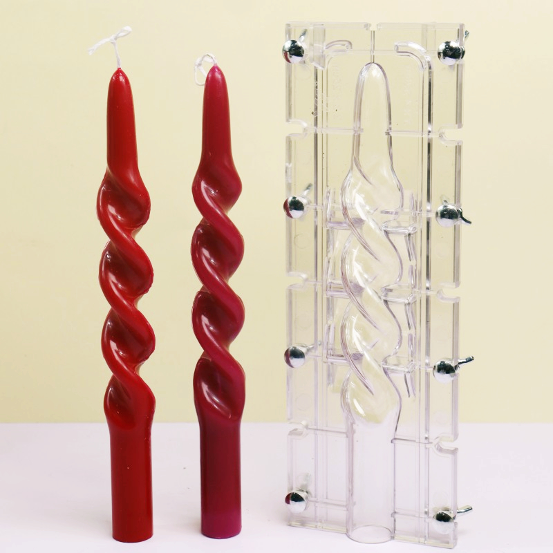 Twisted Stripe Column Acrylic  - Candle Making Course ulasan dan harga