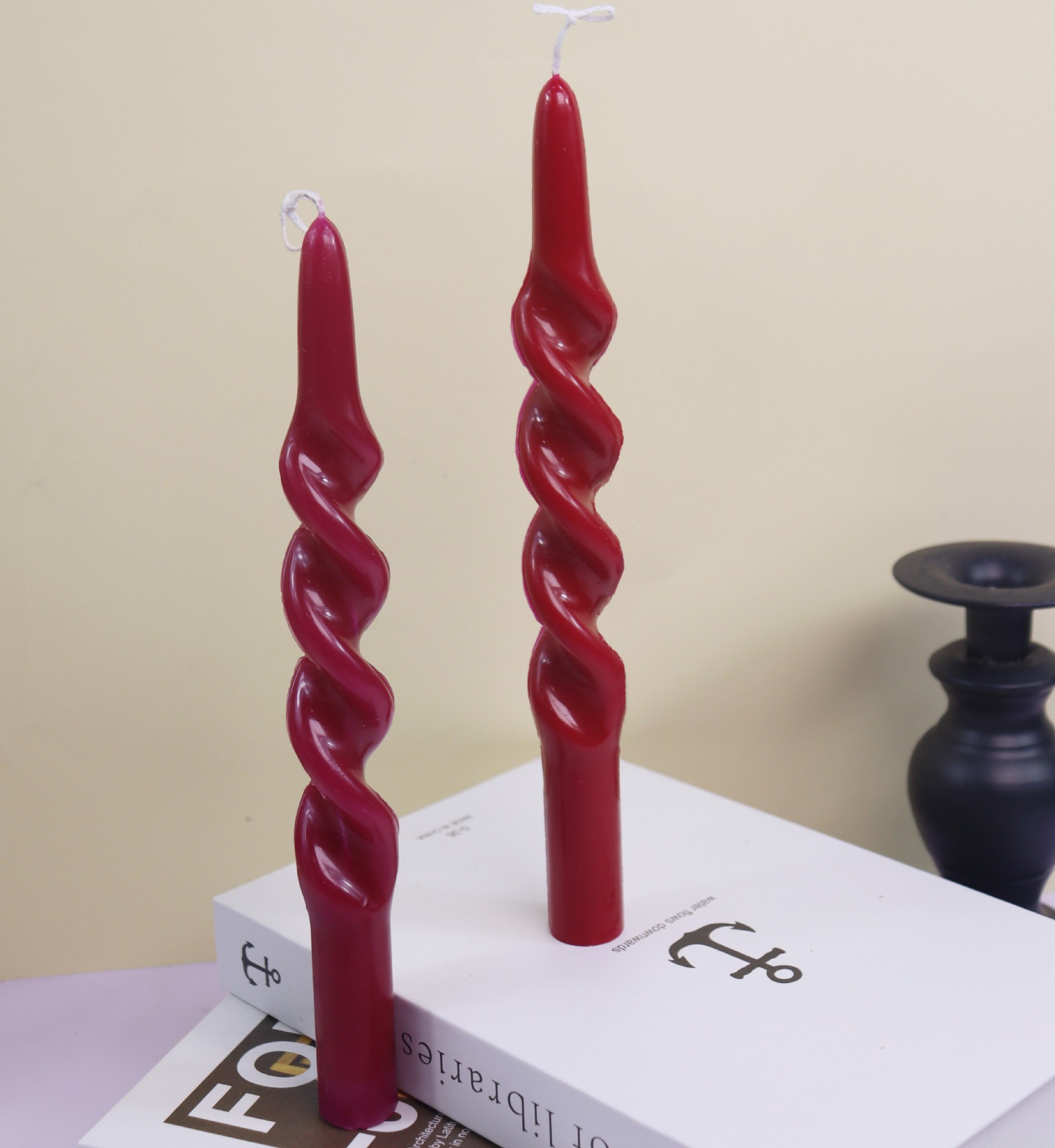Twisted Stripe Column Acrylic  - Candle Making Course ulasan dan harga