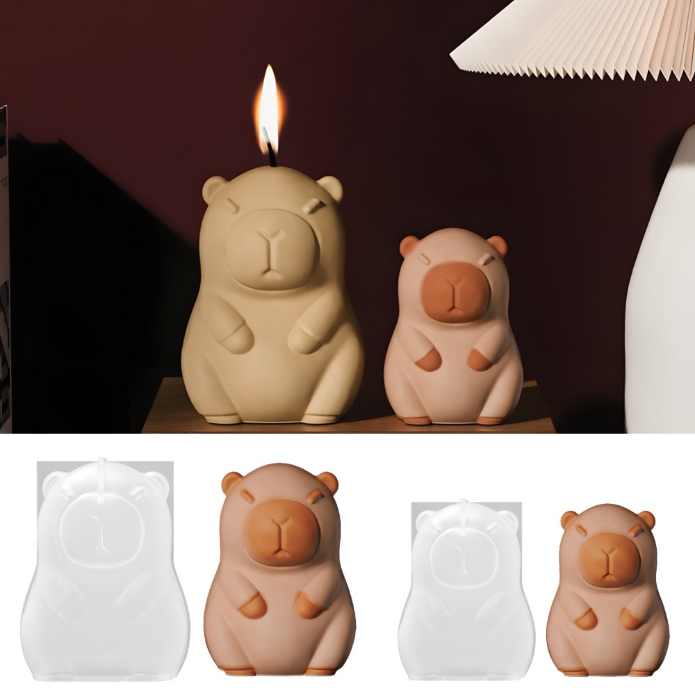 Standing Capybara Scent Candle - Candle Making Course ulasan dan harga