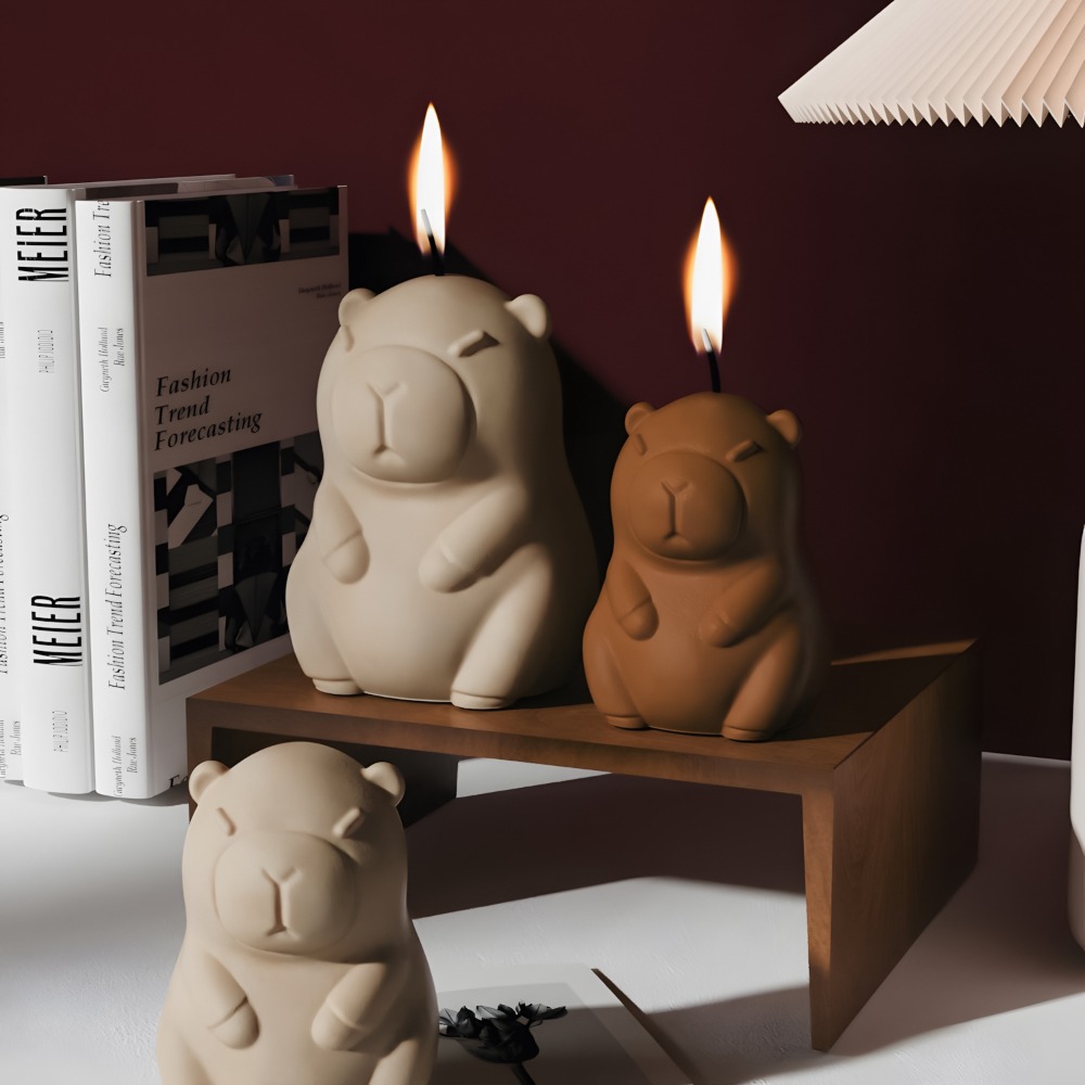 Standing Capybara Scent Candle - Candle Making Course ulasan dan harga