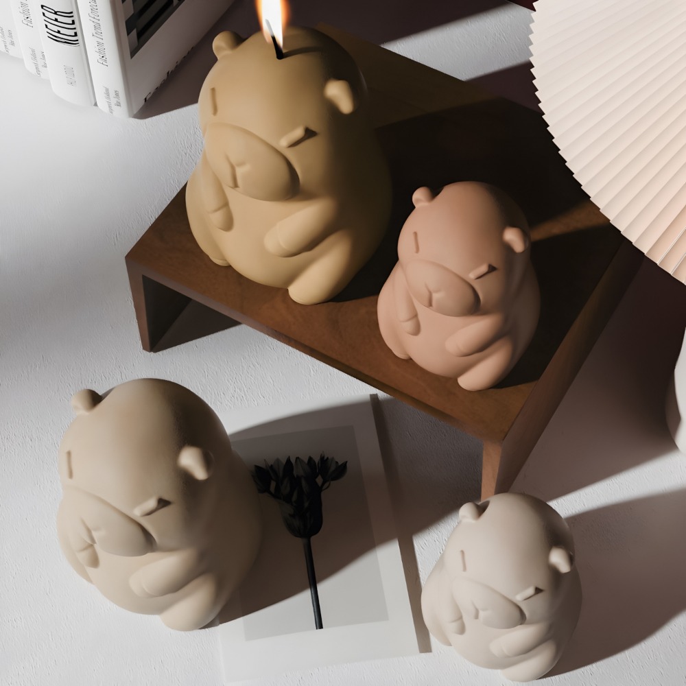 Standing Capybara Scent Candle - Candle Making Course ulasan dan harga