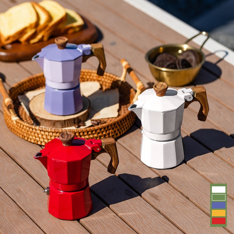 One Cup Moka Pot Hand Pour Ove - Pour Pot Aluminum ulasan dan harga