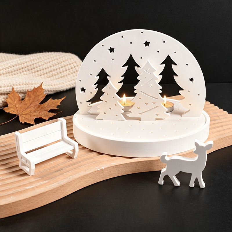 Christmas Elk Tealight Candle  - Candle Making Accessories ulasan dan harga