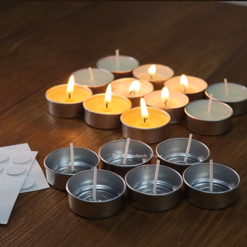 Empty Tea Wax Circular Aluminu - Candle Making Vessels ulasan dan harga
