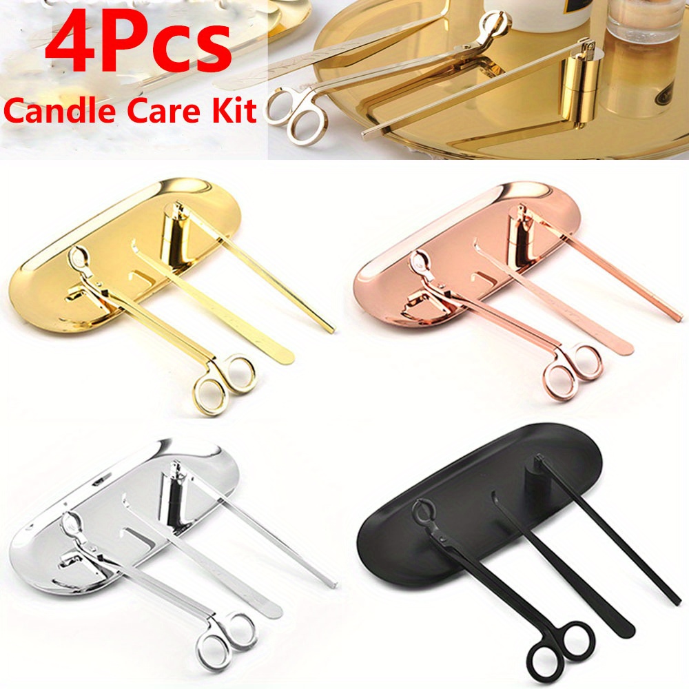 4pcs/set Luxury Candle Care Ki - Candle Making Accessories ulasan dan harga