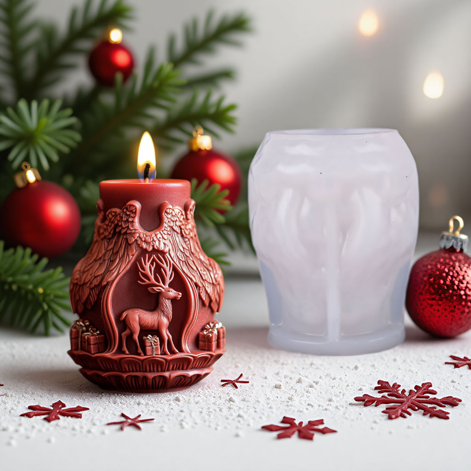 Santa Claus and Elk Candle Mak - Candle Making Accessories ulasan dan harga