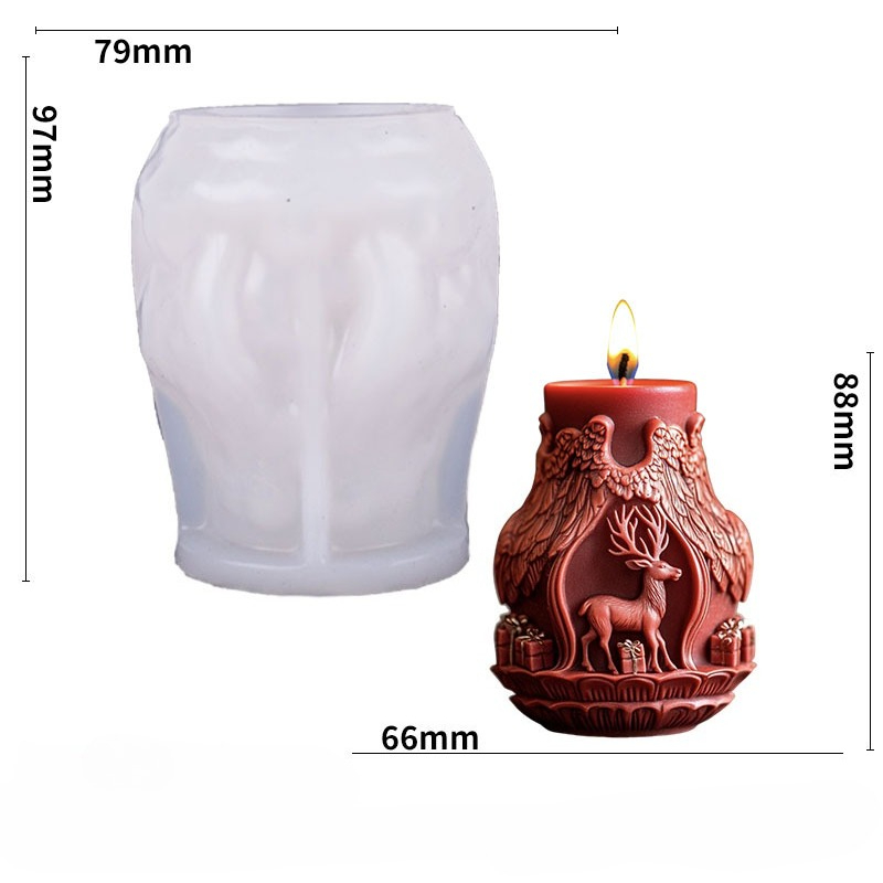 Santa Claus and Elk Candle Mak - Candle Making Accessories ulasan dan harga