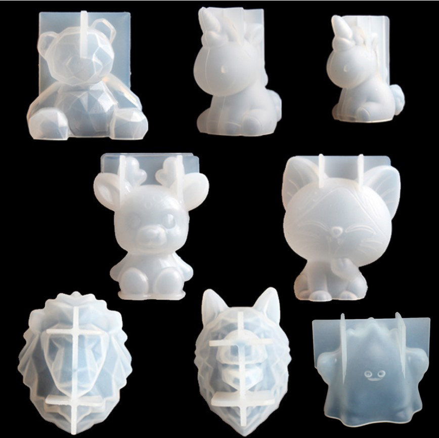 Transparent Unicorn Silicone E - Candle Making Accessories ulasan dan harga