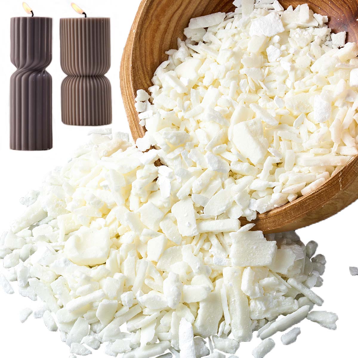 1 Pounds Pure White Soy Wax Fo - Candle Making Accessories ulasan dan harga