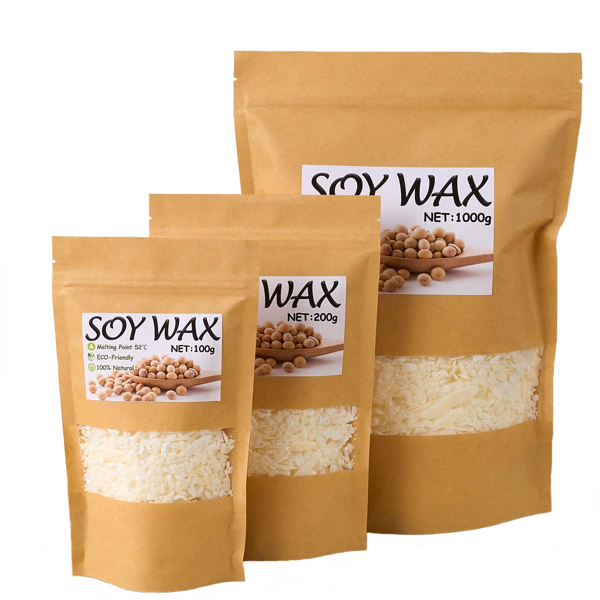 1 Pounds Pure White Soy Wax Fo - Candle Making Accessories ulasan dan harga