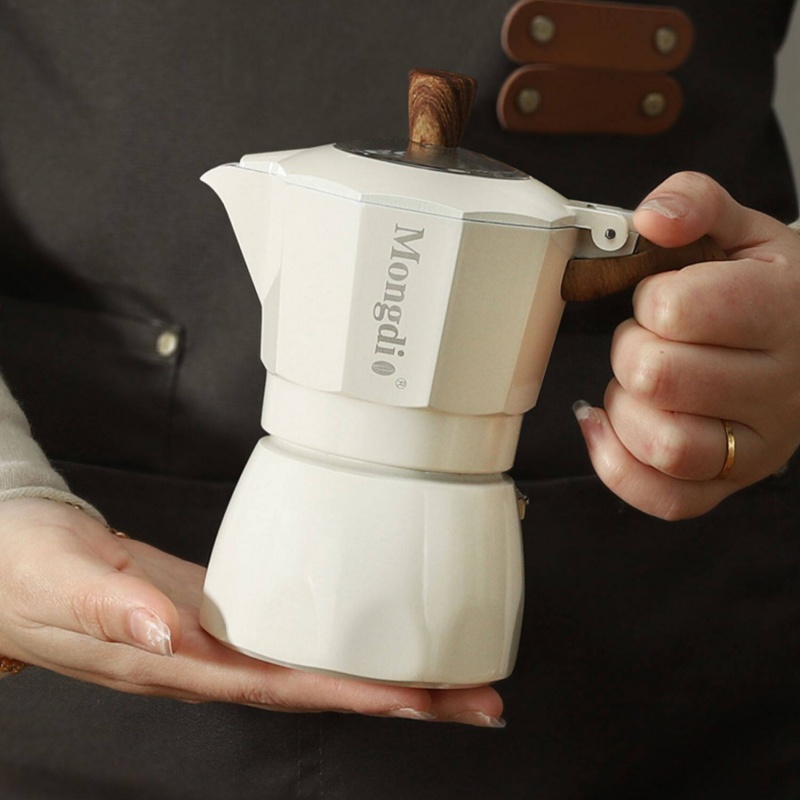Mongdio Double Valve Moka Pot  - Pour Pot Aluminum ulasan dan harga