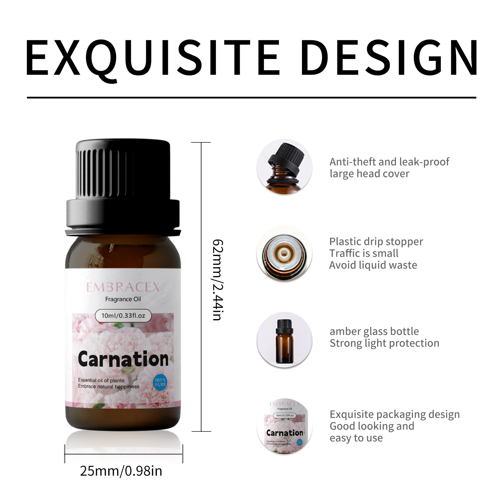 10ml Carnation Essential Oil F - Candle Making Oils ulasan dan harga