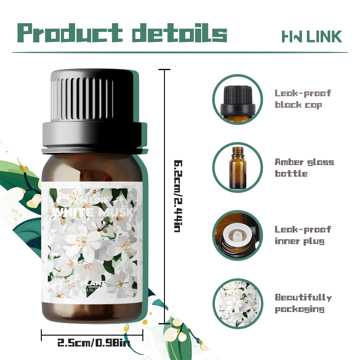 White Musk Essential Oils 10ml - Candle Making Oils ulasan dan harga