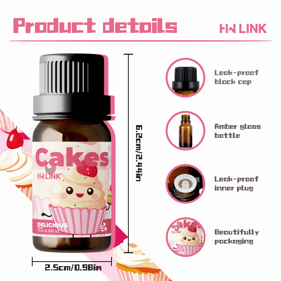 10ml Cakes Essential Oils Cand - Candle Making Oils ulasan dan harga