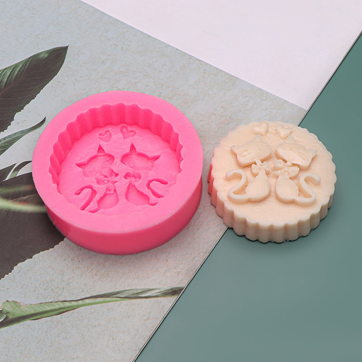 1-Piece Silicone Cat Soap Mold - Candle Making Course ulasan dan harga