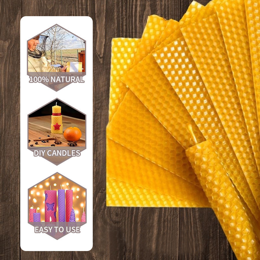 10/20/30pcs Natural Beeswax Sh - Candle Making Course ulasan dan harga