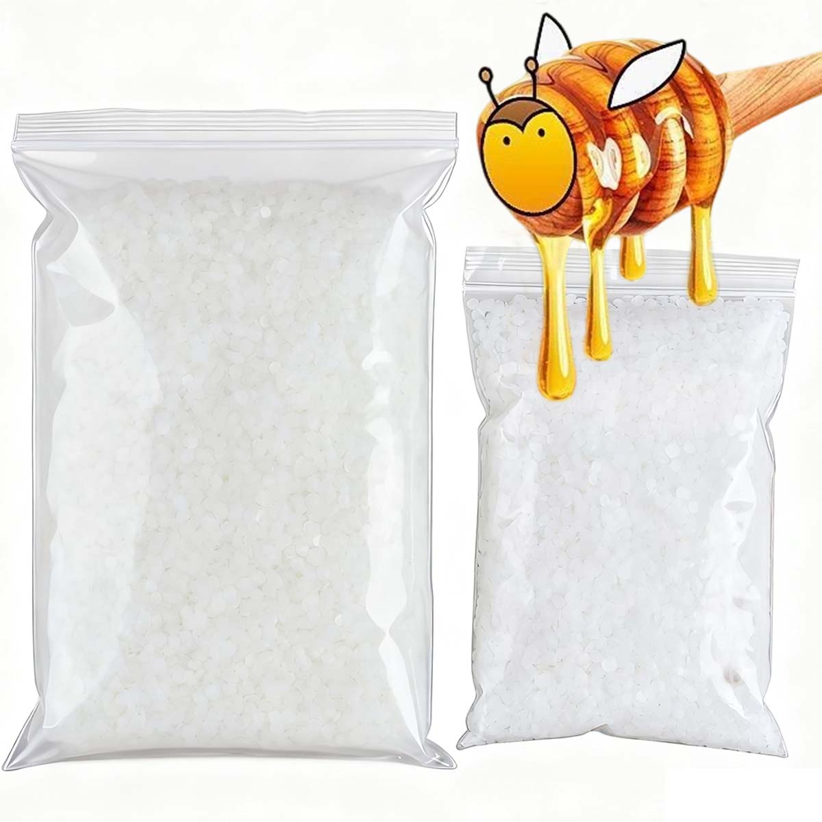 200g-1000g White Beeswax Pure  - Candle Making Course ulasan dan harga