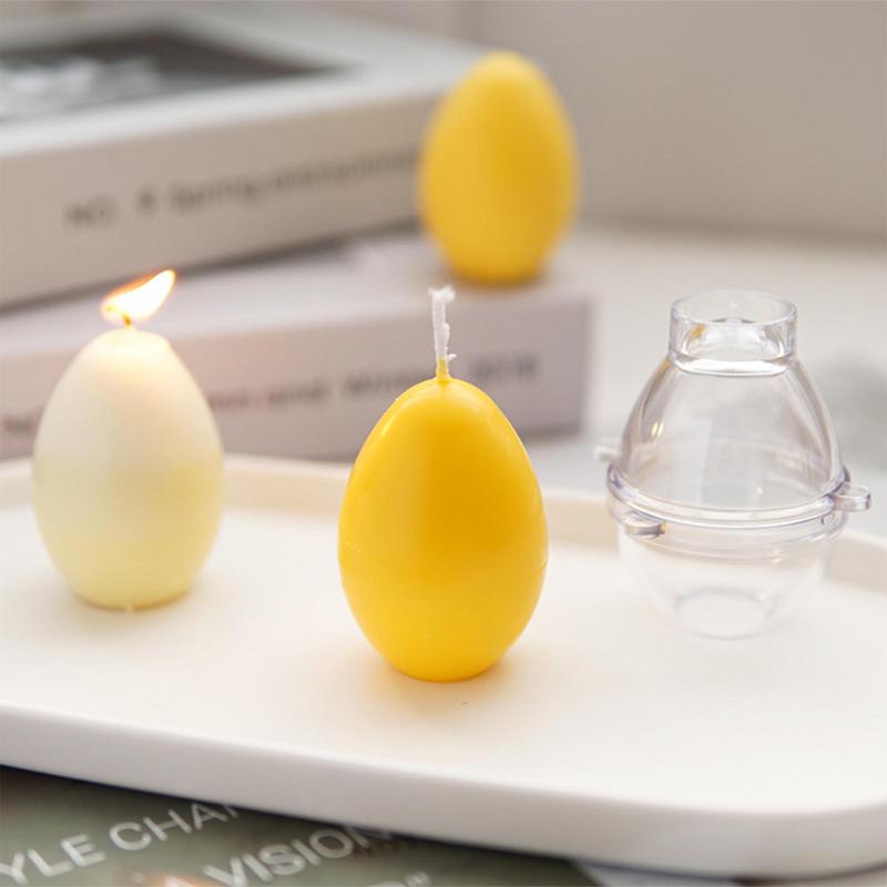 3D Egg Shape Plastic Candle Ma - Candle Making Accessories ulasan dan harga
