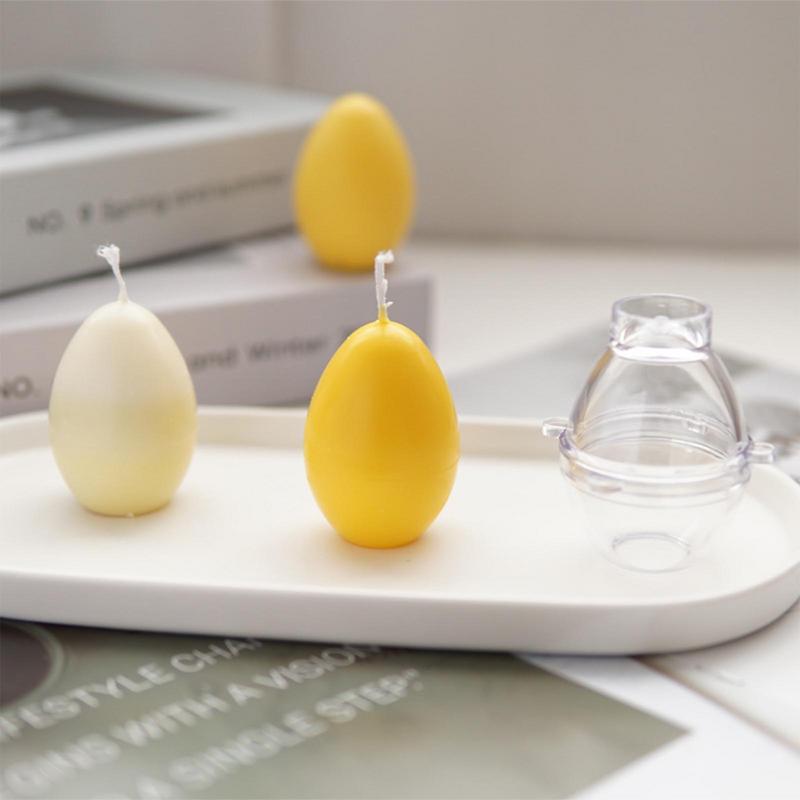 3D Egg Shape Plastic Candle Ma - Candle Making Accessories ulasan dan harga