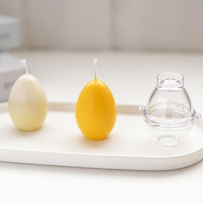 3D Egg Shape Plastic Candle Ma - Candle Making Accessories ulasan dan harga