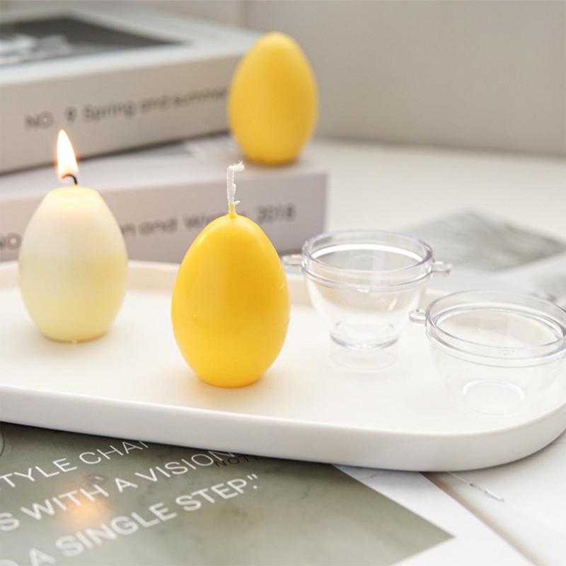 3D Egg Shape Plastic Candle Ma - Candle Making Accessories ulasan dan harga