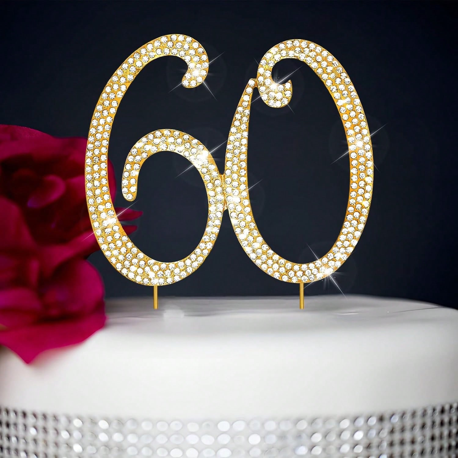 Large Gold Rhinestone Number C - Candle Making Accessories ulasan dan harga