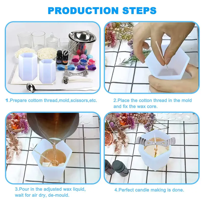Cylinder Silicone Candle Molds - Candle Making Course ulasan dan harga