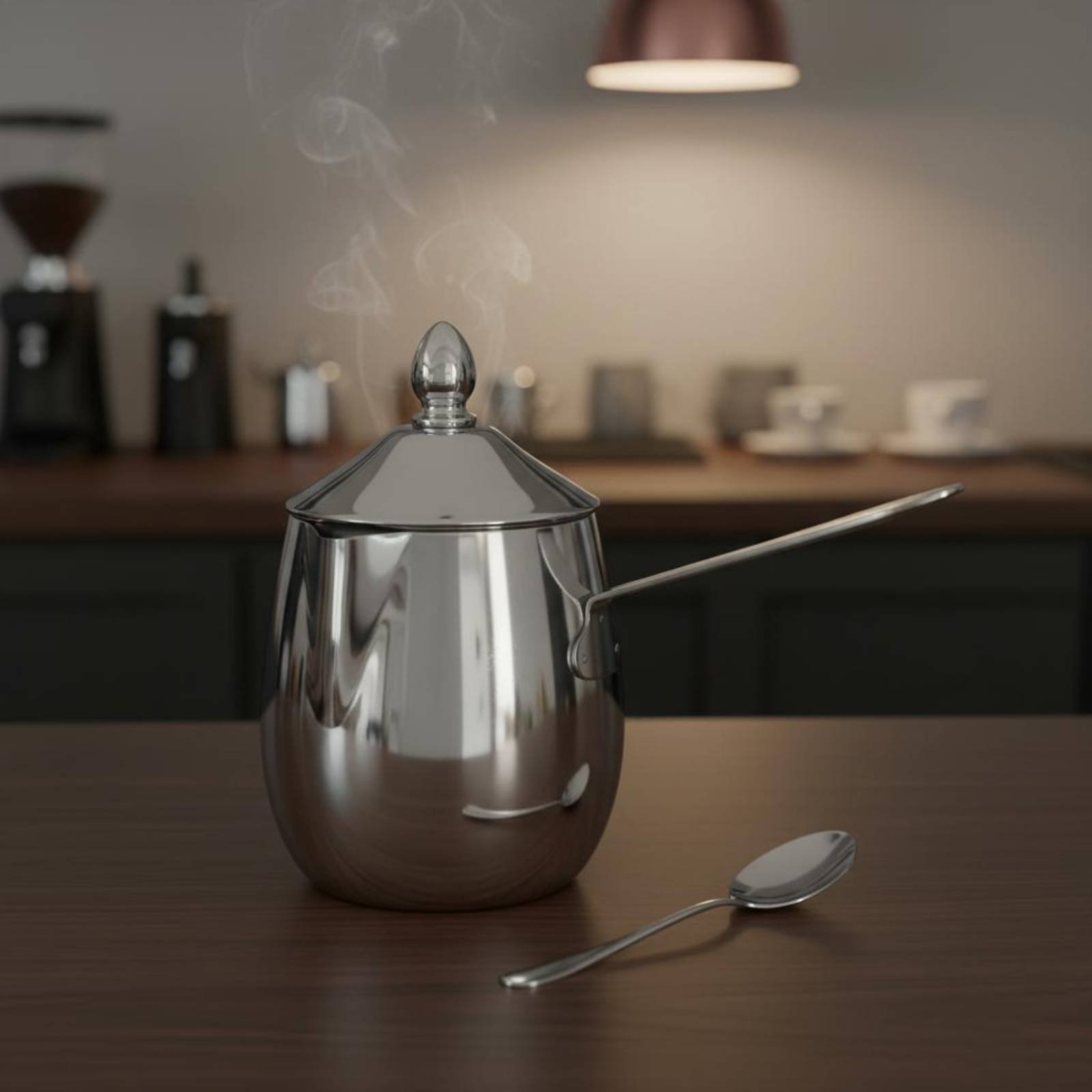 Oval-Shaped Coffee Pot with Li - Pour Pot Aluminum ulasan dan harga
