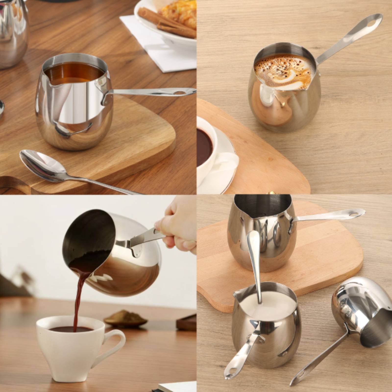 Oval-Shaped Coffee Pot with Li - Pour Pot Aluminum ulasan dan harga