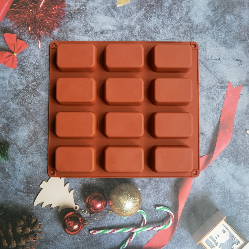 12 Cavity Square Silicone Soap - Candle Making Course ulasan dan harga