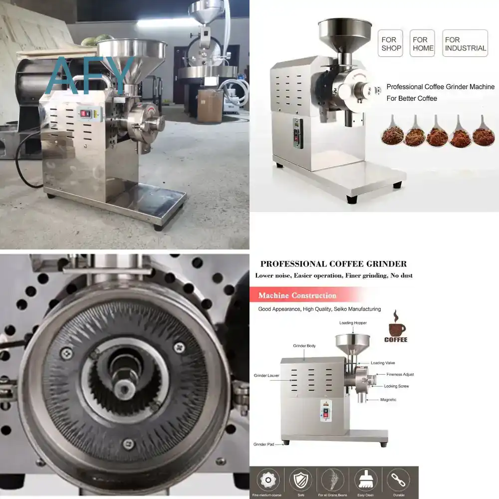 Coffee Bean Grinder for Espres - Pour Pot Aluminum ulasan dan harga