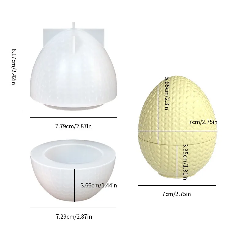 DIY Knitting Yarn Egg Shaped O - Candle Making Yarn ulasan dan harga