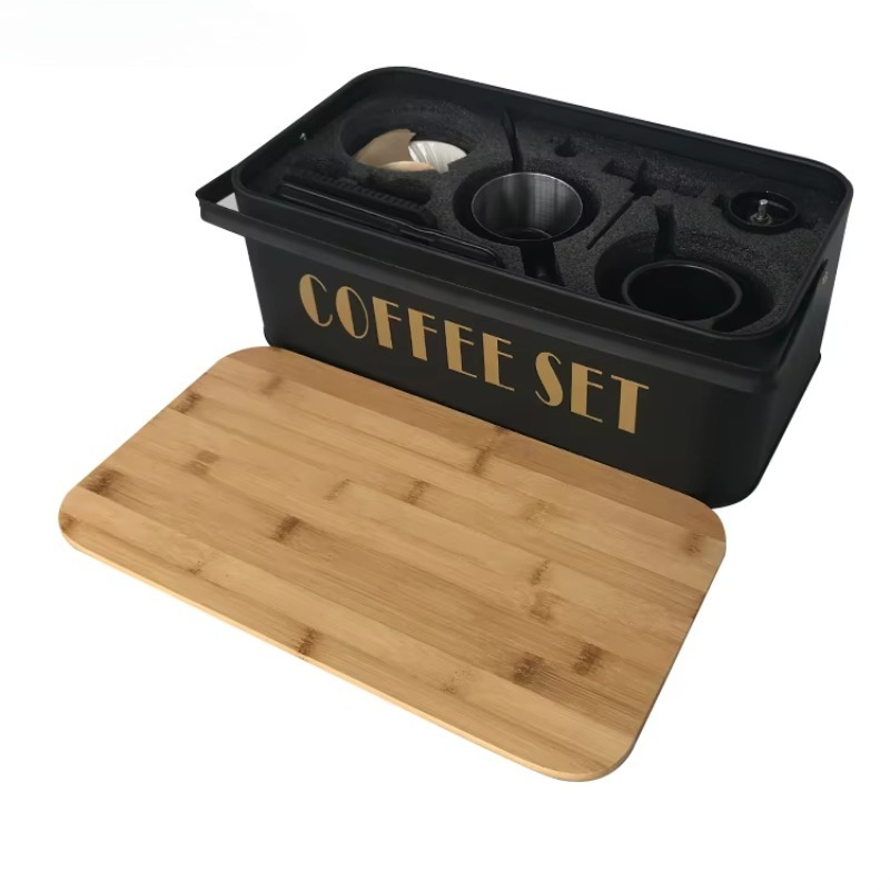 Portable coffee machine set wi - Pour Pot Aluminum ulasan dan harga