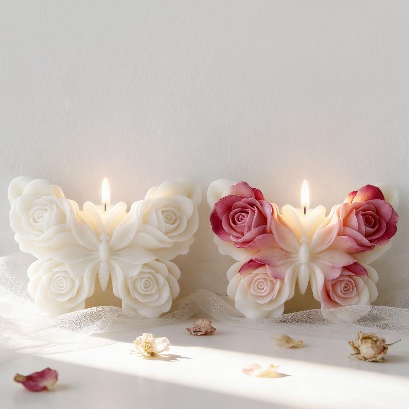 DIY Rose Butterfly Form Silico - Candle Making Accessories ulasan dan harga