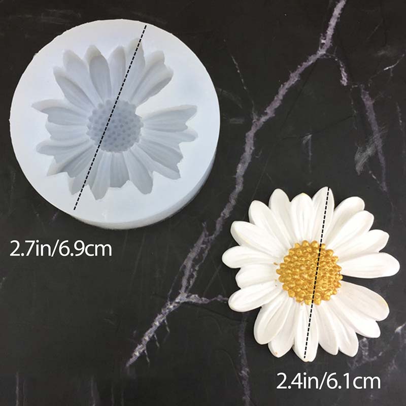 DIY Candle Silicone Mold Daisy - Candle Making Course ulasan dan harga