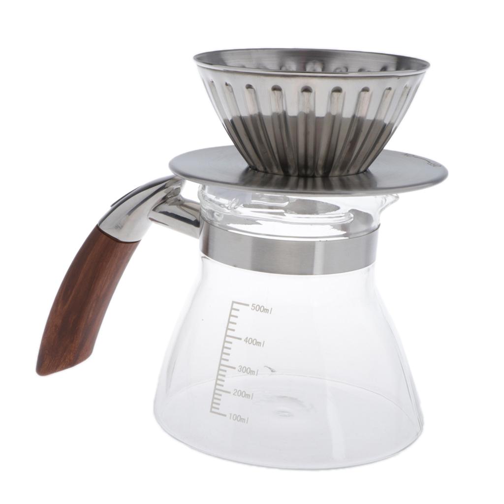 Pour over Coffee Maker Glass C - Pour Pot Aluminum ulasan dan harga